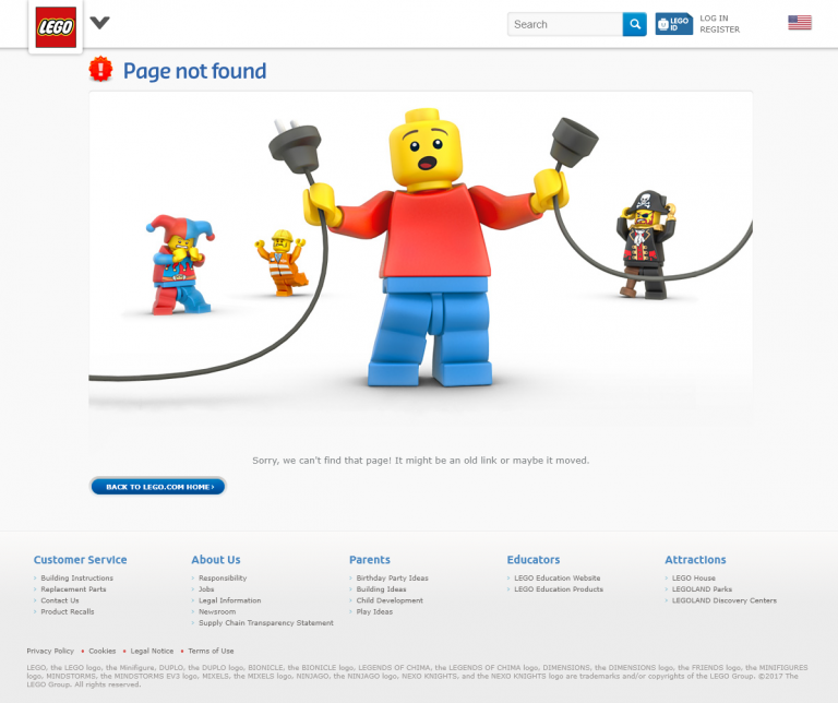 Error 404 LEGO