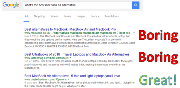 Скучные и интересные тайтлы